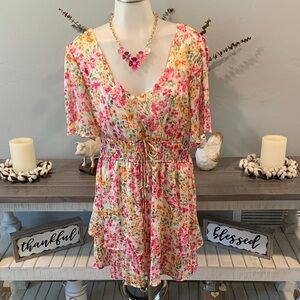 City Studio Elegant Floral Dress